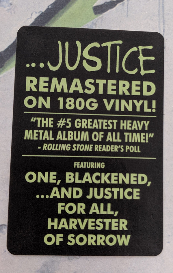 ...And Justice For All |   Retro Vinyl Club