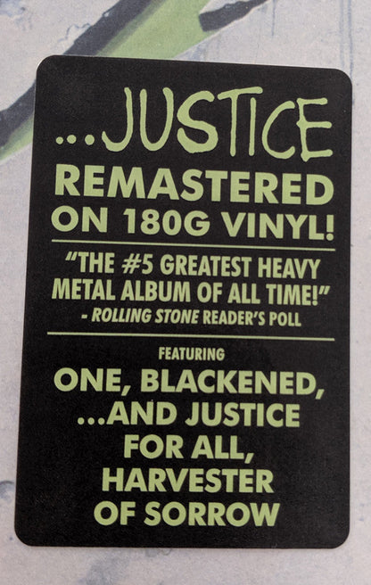 ...And Justice For All |   Retro Vinyl Club