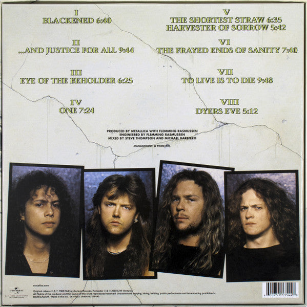 Metallica ...And Justice For All - 4 x VINYL LP BOX SET