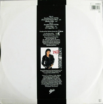 Michael Jackson Another Part Of Me - VINYL 12" -ORIGINAL ISSUE