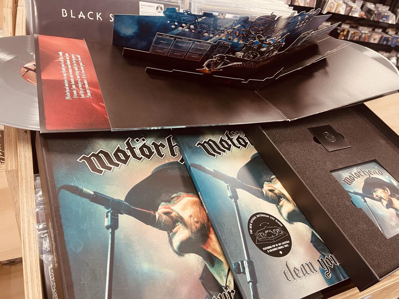 Motorhead Clean Your Clock - 2 x GREY COLOURED VINYL