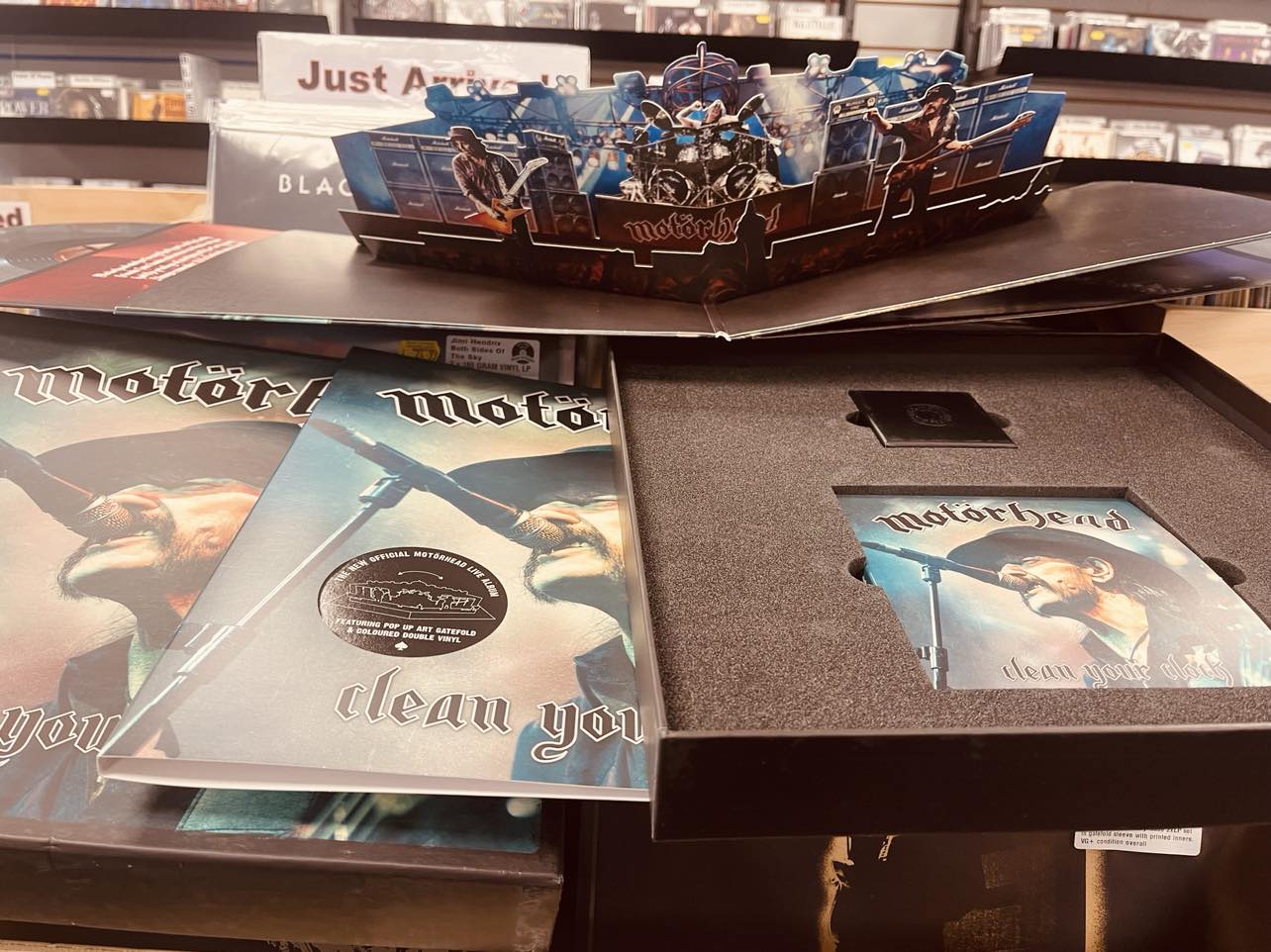 Motorhead Clean Your Clock - 2 x GREY COLOURED VINYL