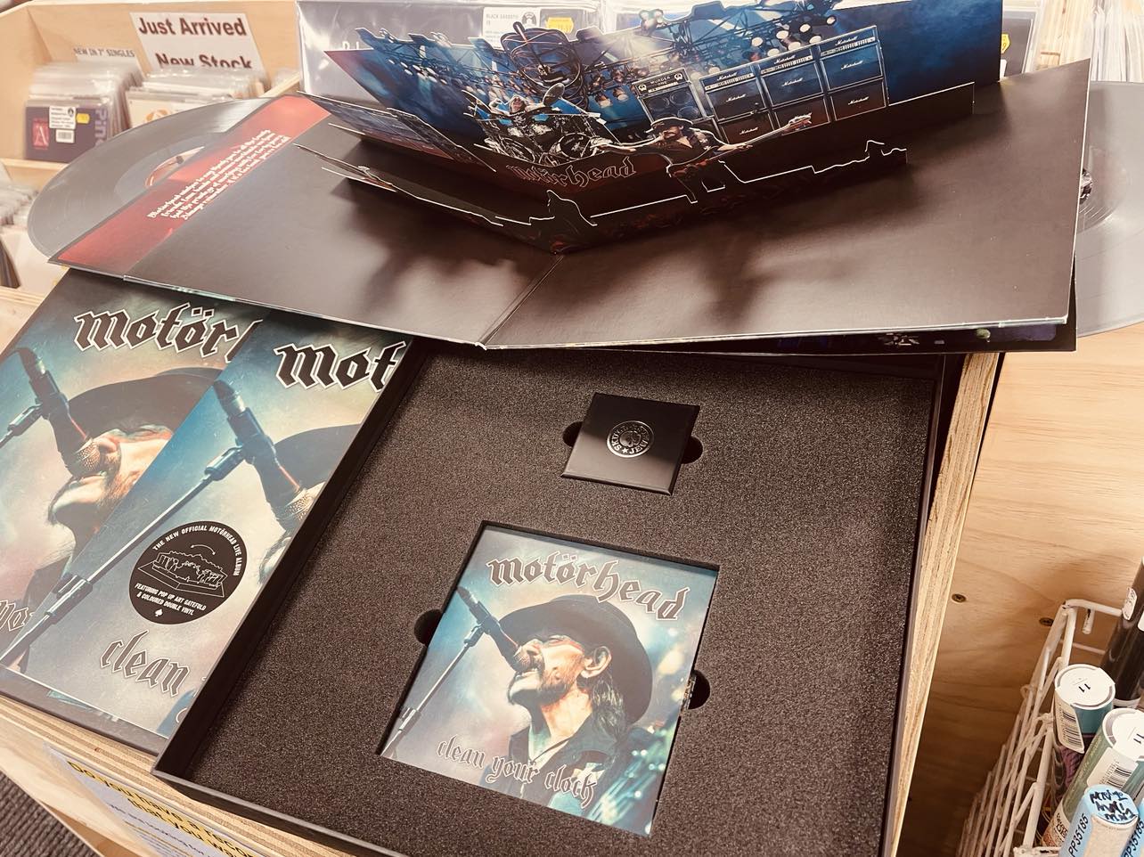 Motorhead Clean Your Clock - 2 x GREY COLOURED VINYL