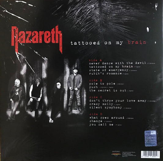 Nazareth Tattooed On My Brain - 2 x VINYL LP SET