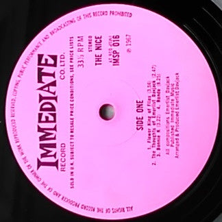 The Nice The Thoughts Of Emerlist Davjack - ORIGINAL VINYL LP