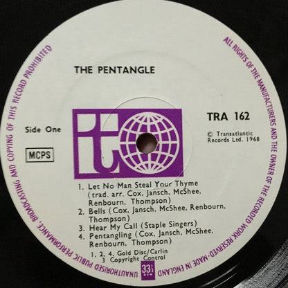 The Pentangle The Pentangle - ORIGINAL VINYL LP