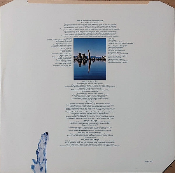 Pink Floyd Wish You Were Here - ORIGINAL VINYL LP with Black Shrinkwrap