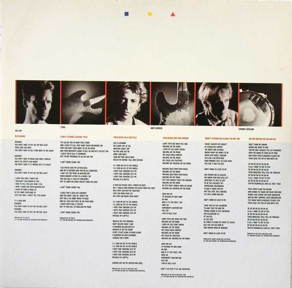 The Police Every Breath You Take (The Singles) - ORIGINAL VINYL LP & INNER