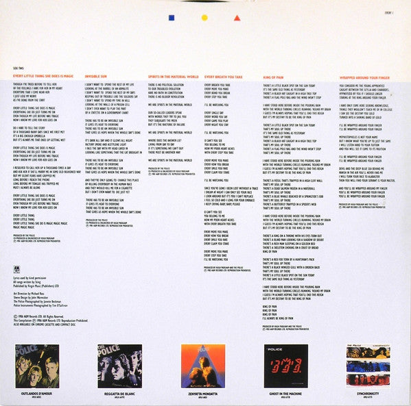 The Police Every Breath You Take (The Singles) - ORIGINAL VINYL LP & INNER