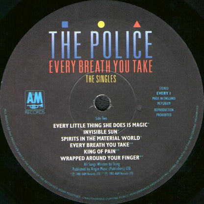 The Police Every Breath You Take (The Singles) - ORIGINAL VINYL LP & INNER