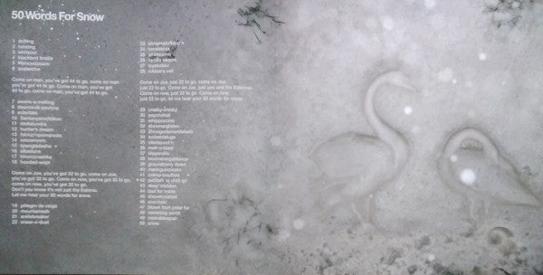 50 Words For Snow: 2018 Remaster (IEX: SNOWY WHITE VINYL) |   Retro Vinyl Club