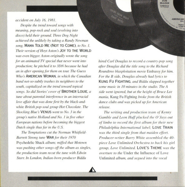 AM Gold - #1 Hits Of The '70s: '70-'74 *CD* |   Retro Vinyl Club