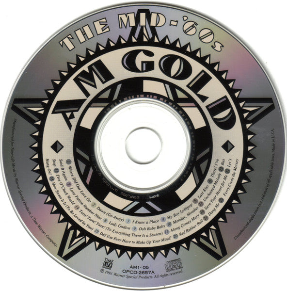 AM Gold - The Mid-'60s *CD* |   Retro Vinyl Club