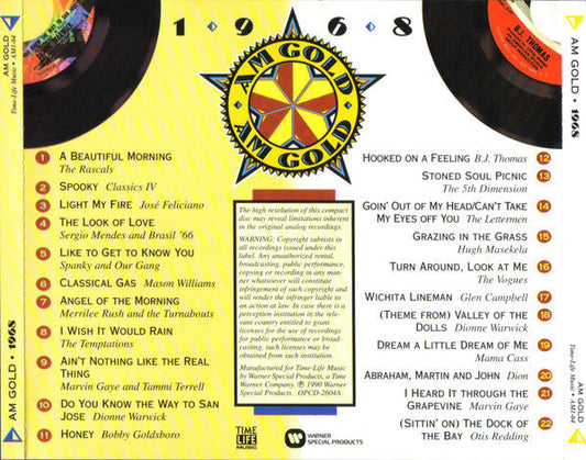 AM Gold 1968 *CD* |   Retro Vinyl Club