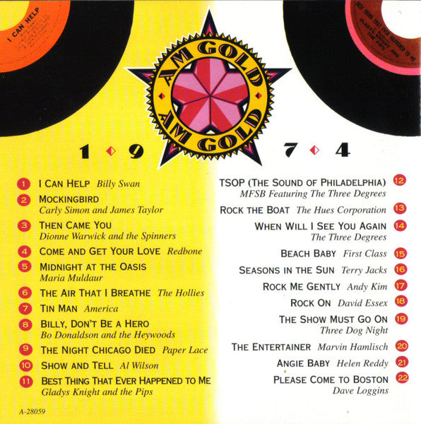 AM Gold 1974 *CD* |   Retro Vinyl Club