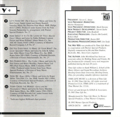 AM Gold - The Mid-'60s *CD* |   Retro Vinyl Club