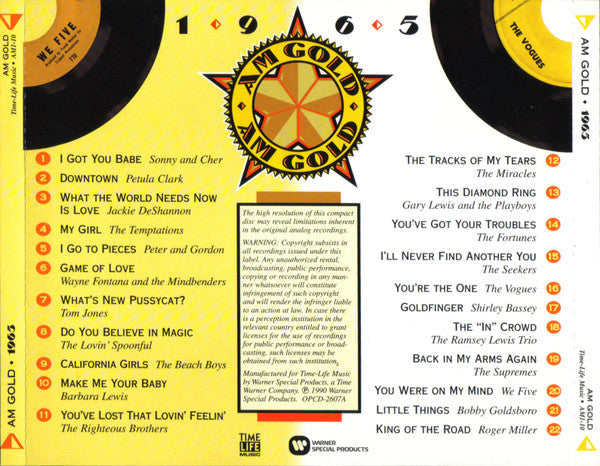 AM Gold 1965 *CD* |   Retro Vinyl Club