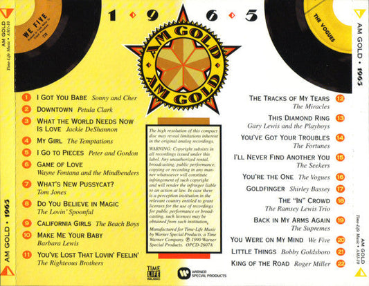 AM Gold 1965 *CD* |   Retro Vinyl Club