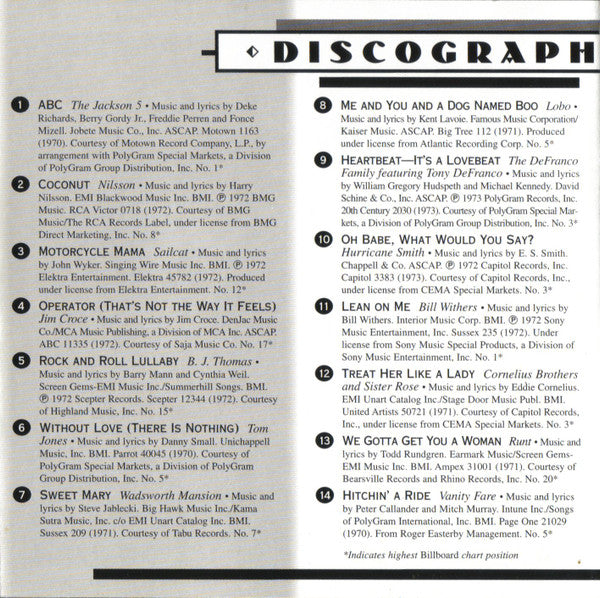 AM Gold - Early-'70s Classics *CD* |   Retro Vinyl Club