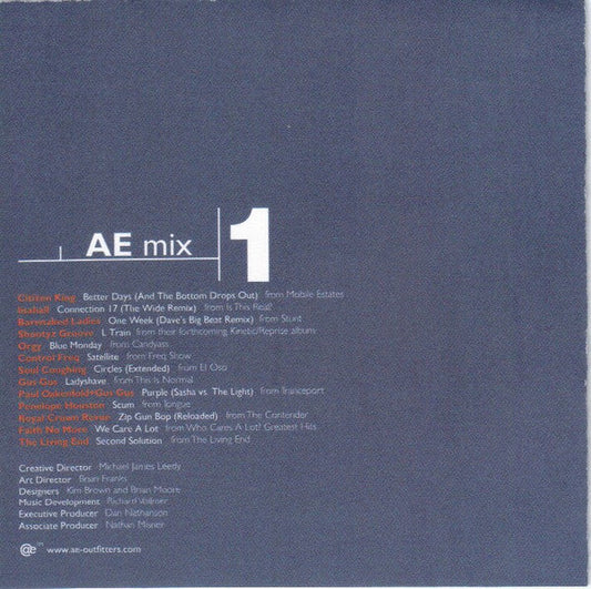 AE Mix 1 *CD/SEALED* |   Retro Vinyl Club