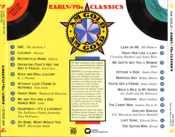 AM Gold - Early-'70s Classics *CD* |   Retro Vinyl Club