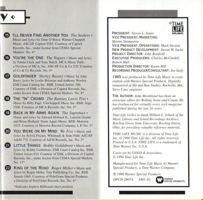 AM Gold 1965 *CD* |   Retro Vinyl Club