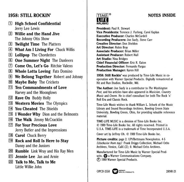 1958 Still Rockin' *CD* |   Retro Vinyl Club