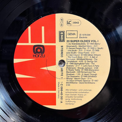 20 Super Oldies Vol. 1 *GERMAN* | Excellent (EX) Excellent (EX) Retro Vinyl Club