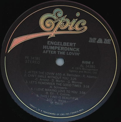 After The Lovin' | Near Mint (NM) Near Mint (NM) Retro Vinyl Club