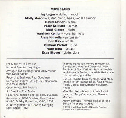 American Dreamer: Songs of Stephen Foster (CD) | Near Mint (NM) Near Mint (NM) Retro Vinyl Club