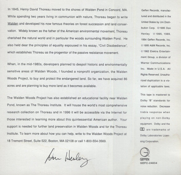 Actual Miles (Henley's Greatest Hits) *CASSETTE* | Near Mint (NM) Near Mint (NM) Retro Vinyl Club