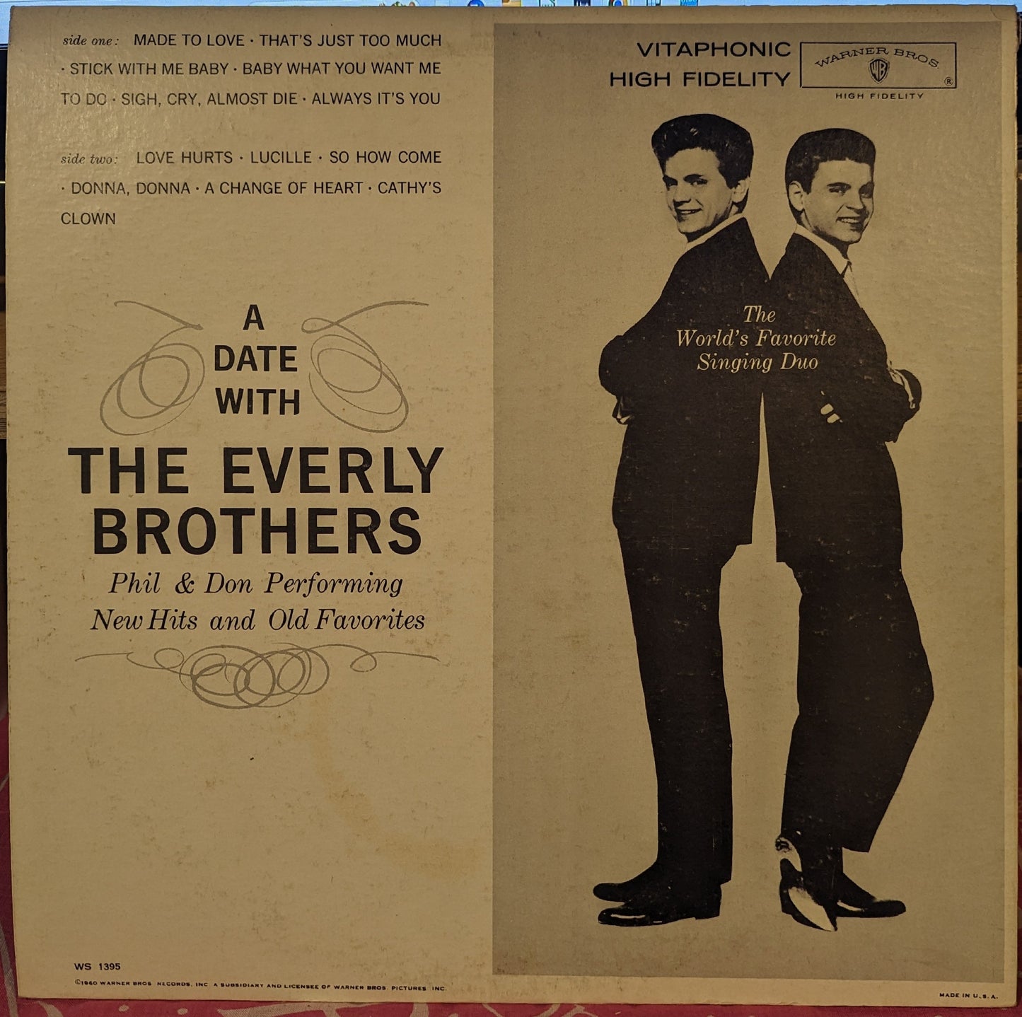 A Date With The Everly Brothers | Near Mint (NM) Near Mint (NM) Retro Vinyl Club