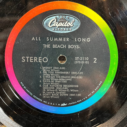 All Summer Long (VINYL) | Very Good (VG) Very Good Plus (VG+) Retro Vinyl Club