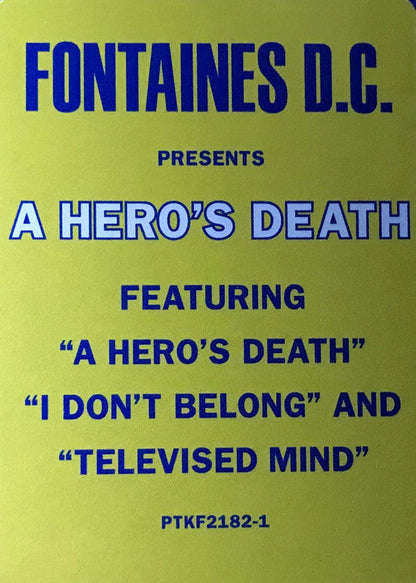 A Hero's Death |   Retro Vinyl Club