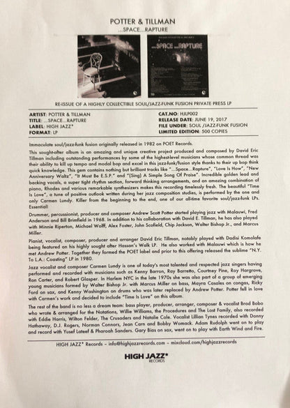 ...Space...Rapture |   Retro Vinyl Club