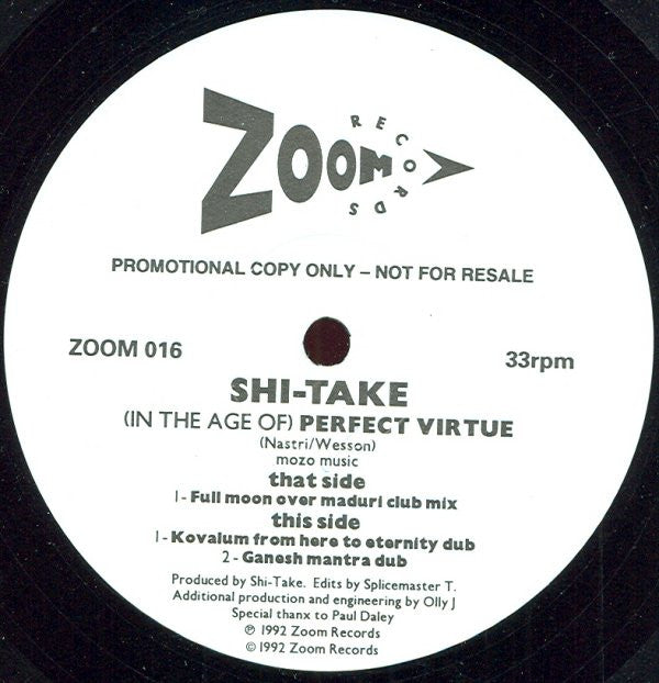 (In The Age Of) Perfect Virtue | Very Good (VG) Generic Retro Vinyl Club