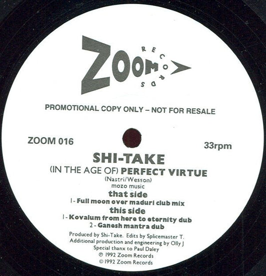 (In The Age Of) Perfect Virtue | Very Good (VG) Generic Retro Vinyl Club