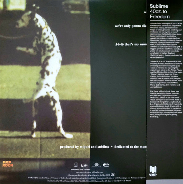 40oz. To Freedom (2xGALAXY VINYL - VMP) |   Retro Vinyl Club