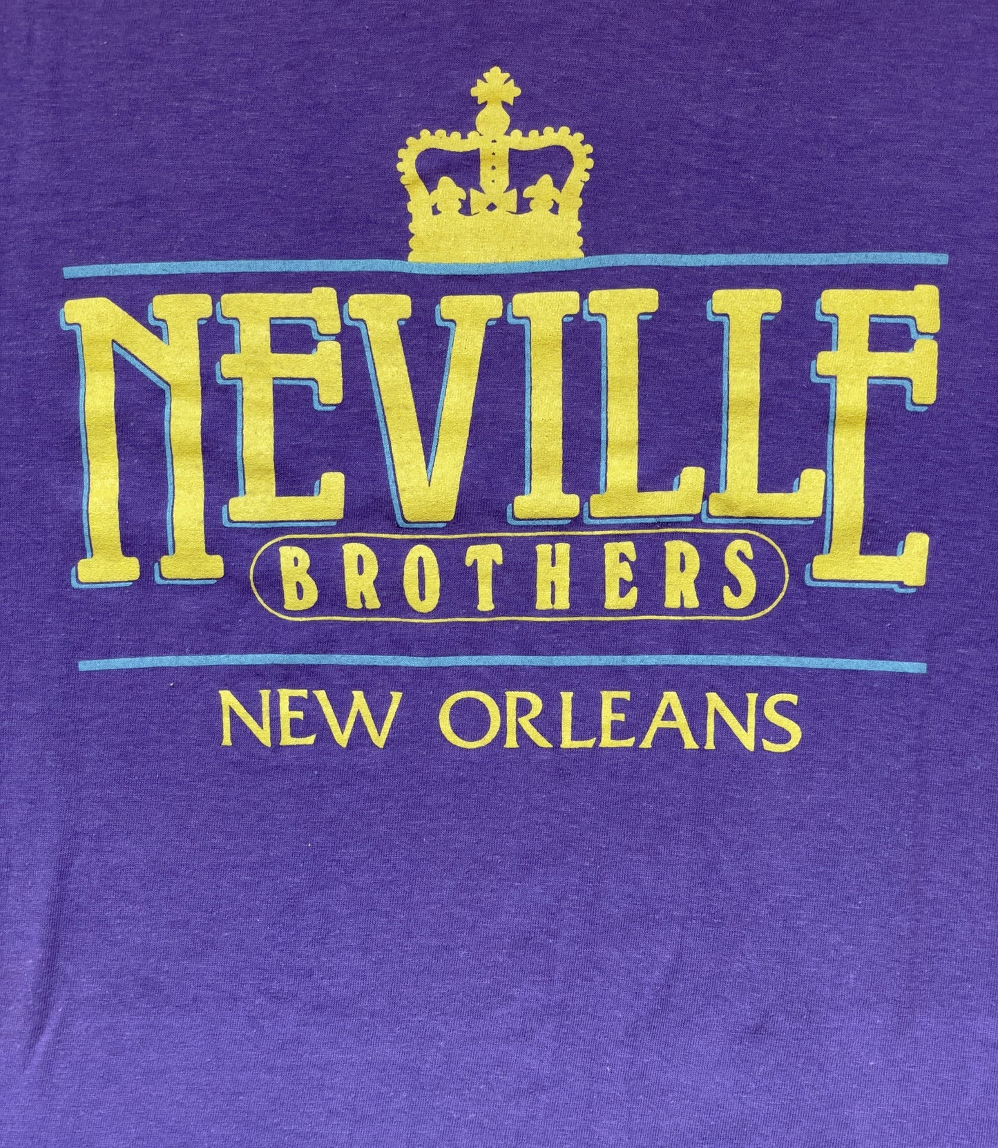 1989 New Orleans Mardi Gras Purple Shirt | Men's 50/50 L Short Sleeve T-Shirt | Retro Vinyl Club