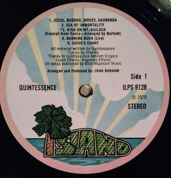 Quintessence Quintessence - ORIGINAL VINYL LP