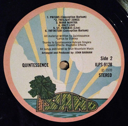 Quintessence Quintessence - ORIGINAL VINYL LP