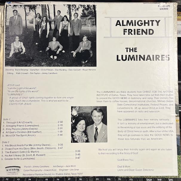 Almighty Friend (VINYL) | Excellent (EX) Very Good Plus (VG+) Retro Vinyl Club