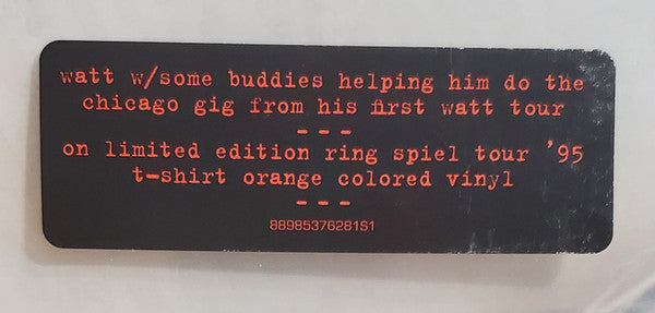 "Ring Spiel" Tour '95 (COLOR 2xVINYL) |   Retro Vinyl Club