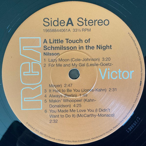 A Little Touch Of Schmilsson In The Night (VMP VINYL) |   Retro Vinyl Club