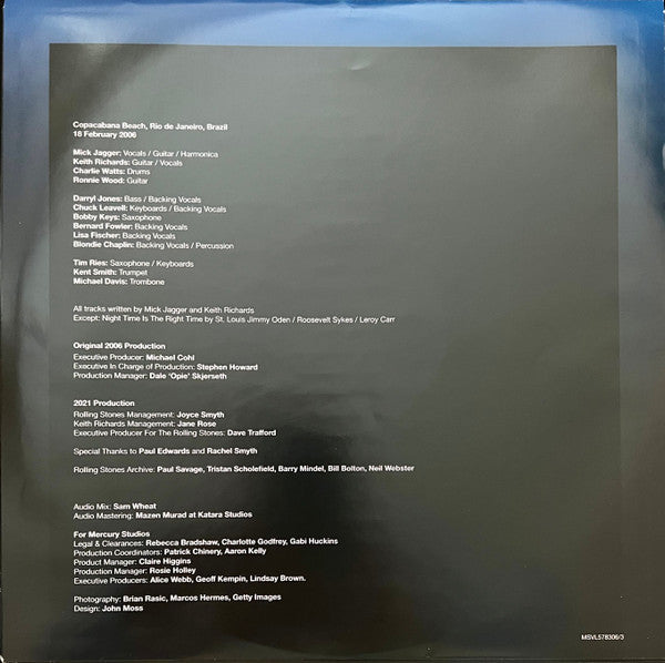 A Bigger Bang - Live On Copacabana Beach (3xCOLOR VINYL) |   Retro Vinyl Club