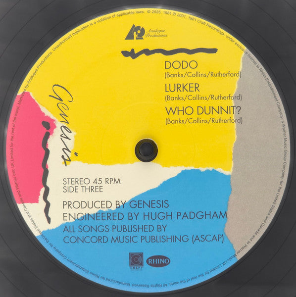 Abacab (2xVINYL 45RPM) |   Retro Vinyl Club