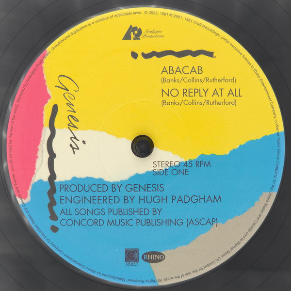Abacab (2xVINYL 45RPM) |   Retro Vinyl Club