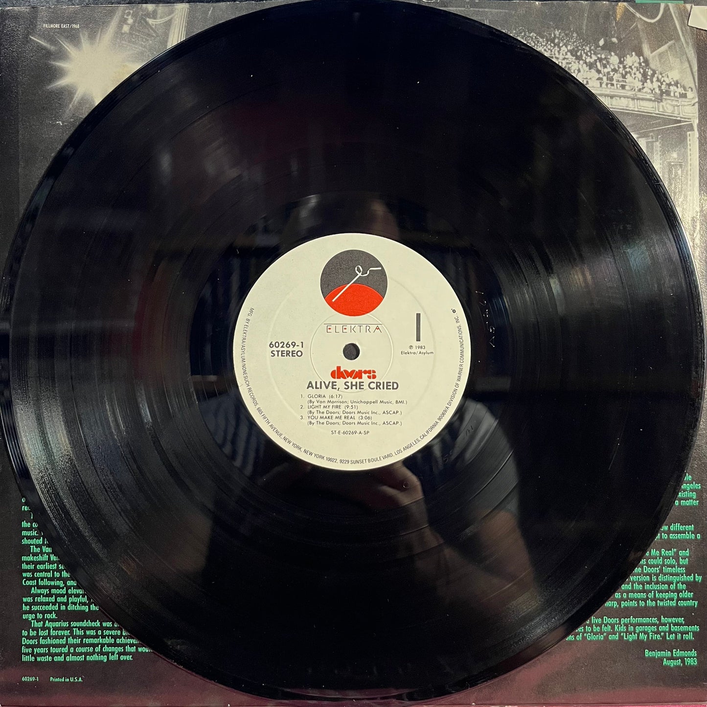 Alive, She Cried *SPECIALTY - SP* | Excellent (EX) Excellent (EX) Retro Vinyl Club