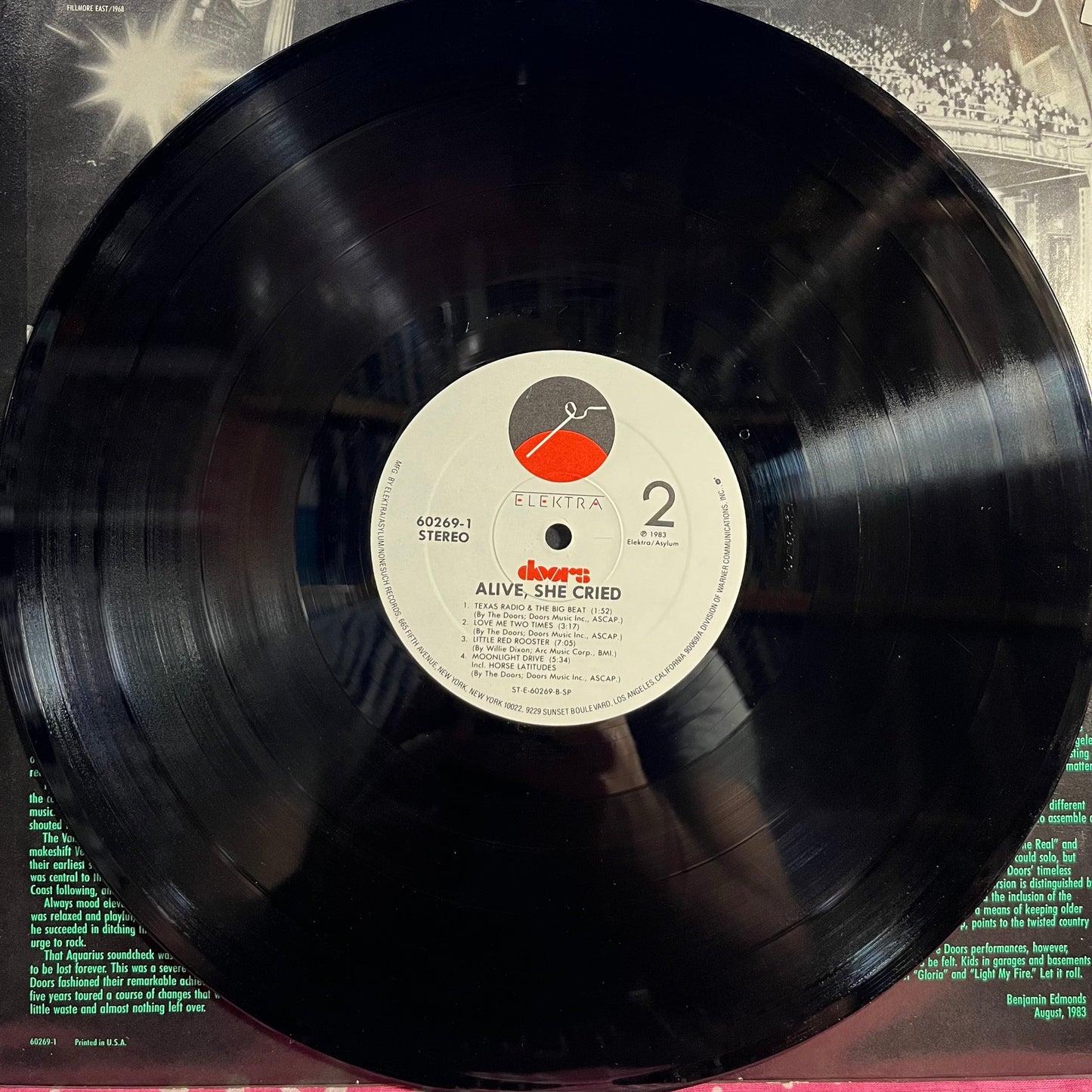 Alive, She Cried *SPECIALTY - SP* | Excellent (EX) Excellent (EX) Retro Vinyl Club