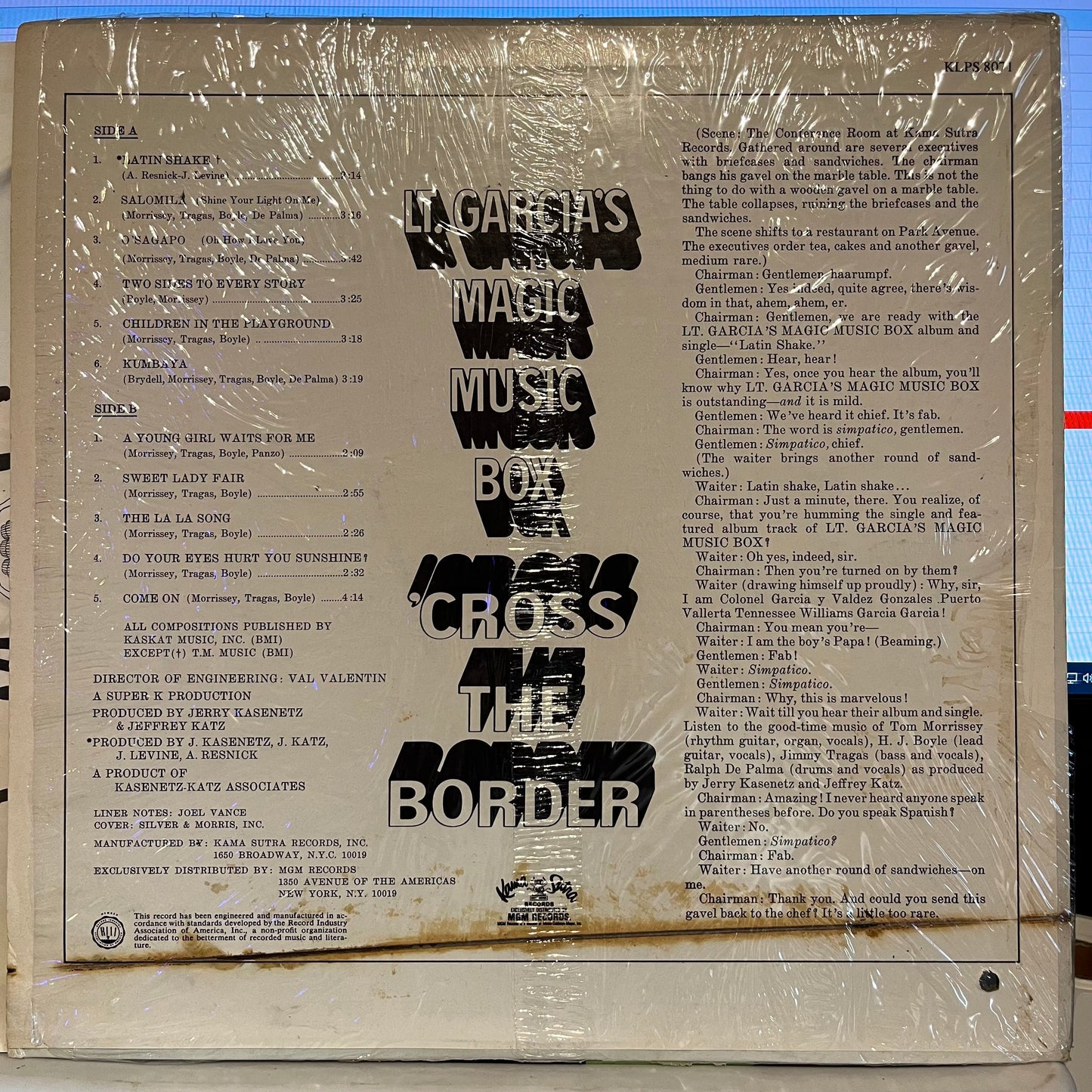 'Cross The Border | Excellent (EX) Very Good Plus (VG+) Retro Vinyl Club